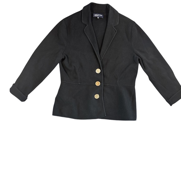 Jones New York Jackets & Blazers - Jones New York Women's Black Jacket with Silver Buttons Size‎ XL
